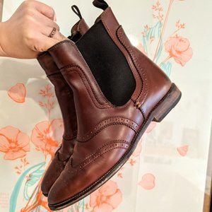 Massimo Dutti real leather chelsea boots, size 36